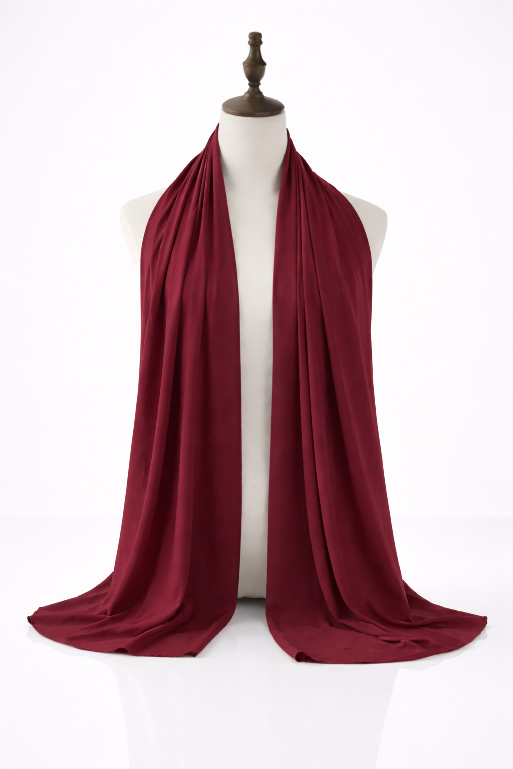 Crimson Rose Chiffon Hijab