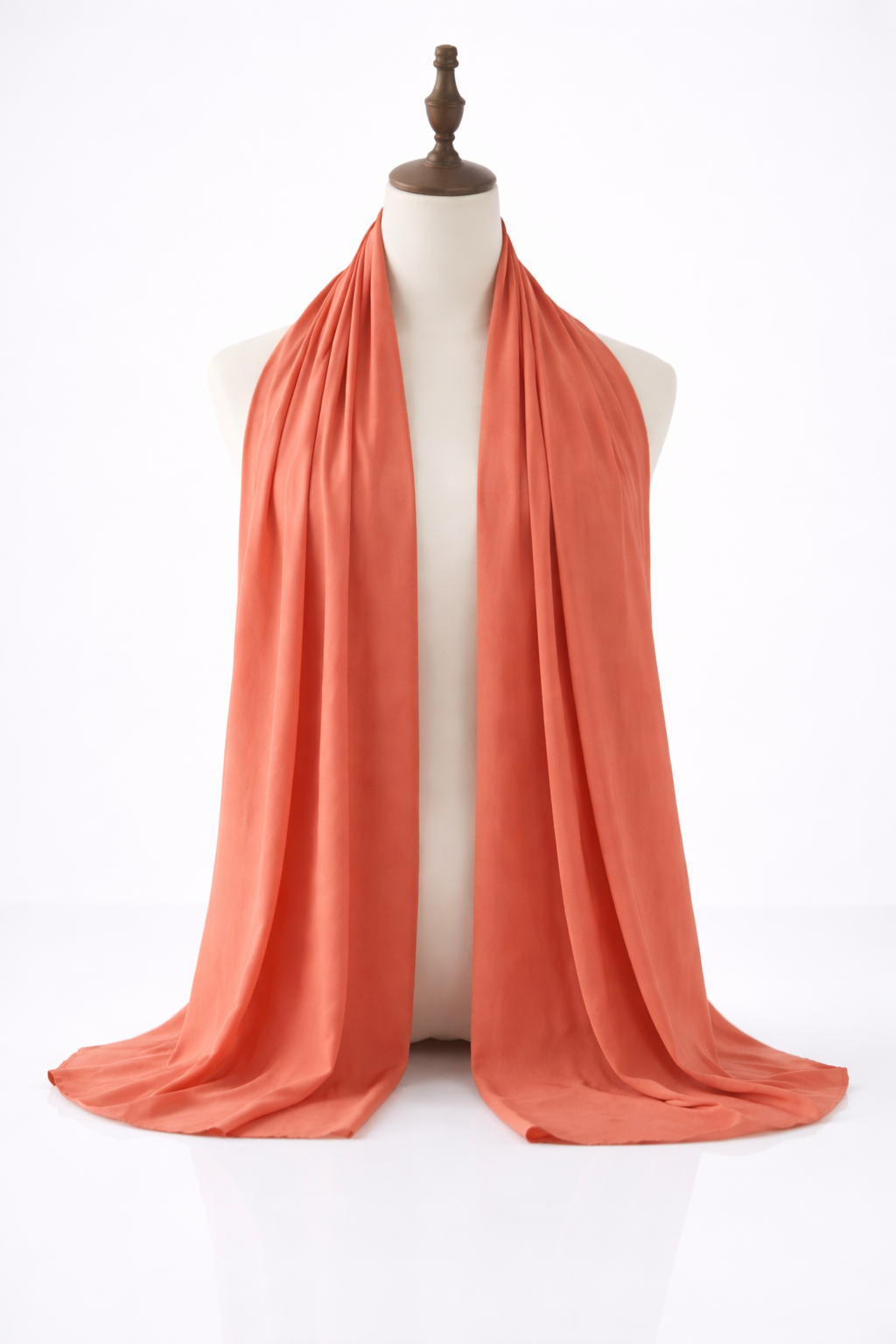 Coral Chiffon Hijab