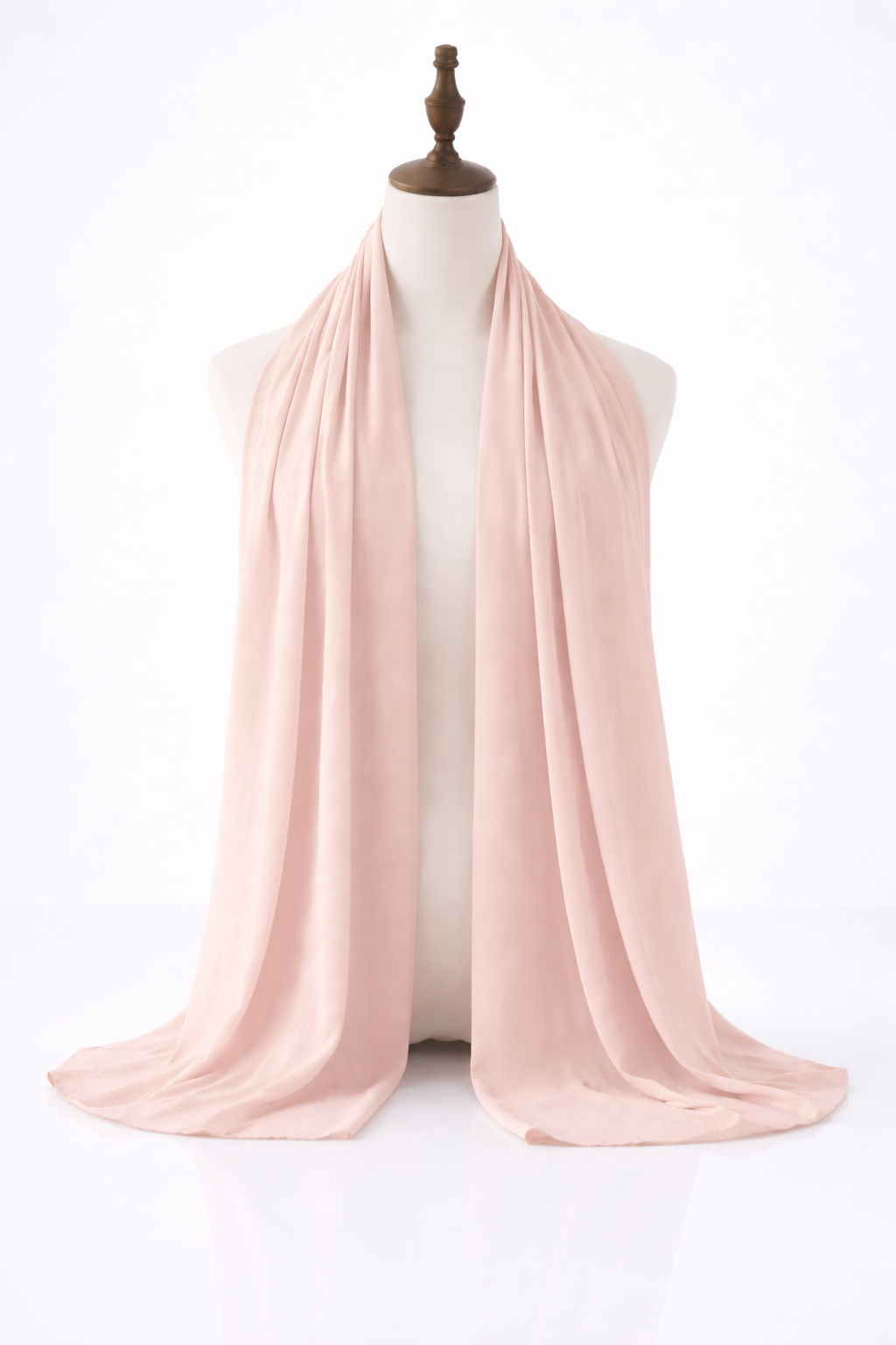 Soft Blush Chiffon Hijab