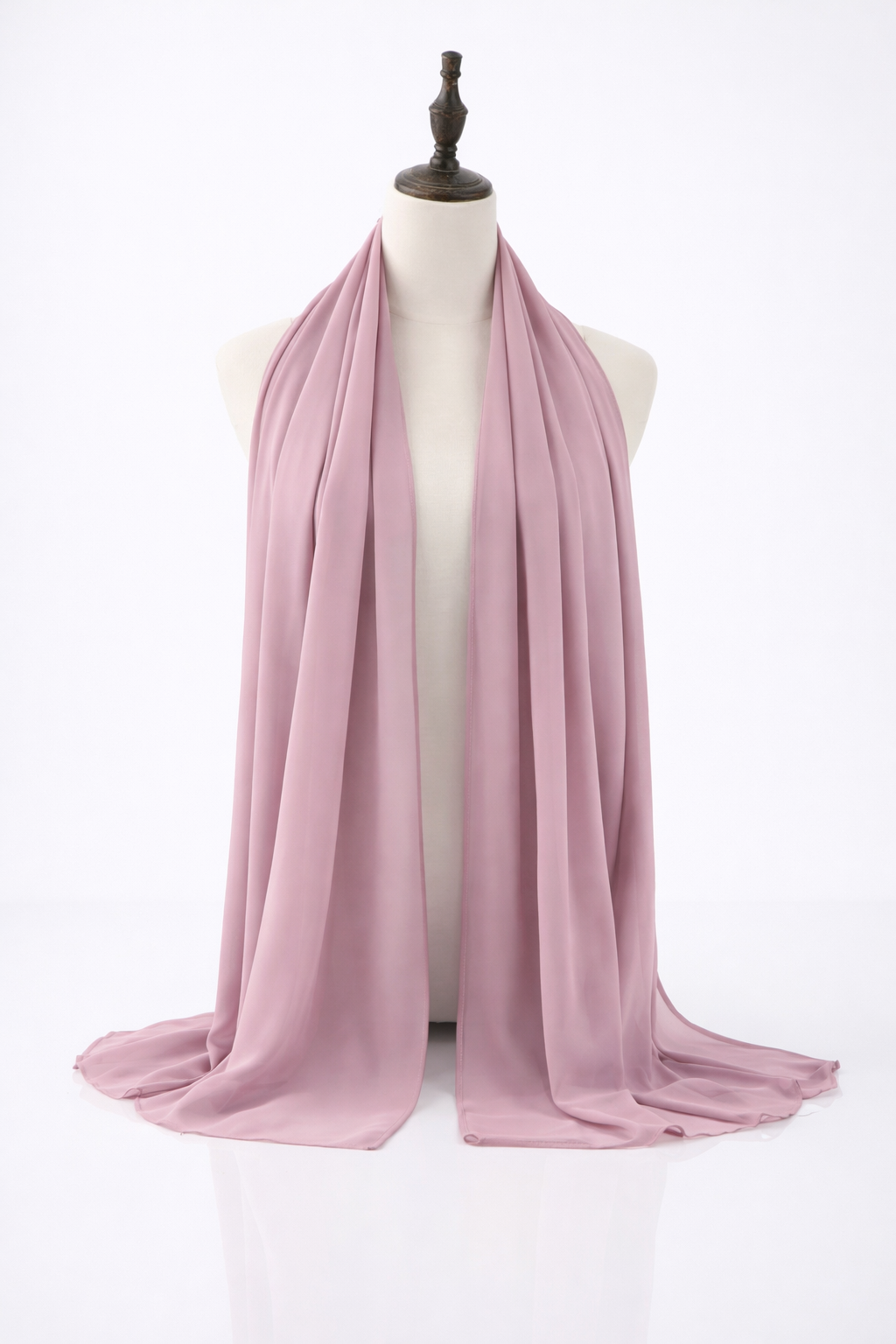 Dusty Pink Chiffon Hijabs