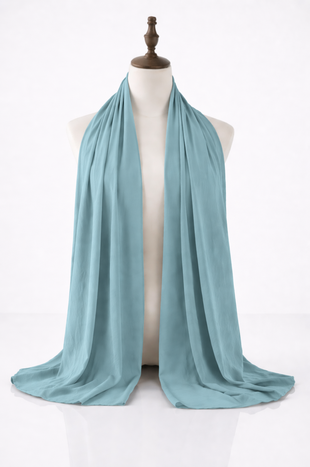 Dusty Aqua Chiffon Hijab