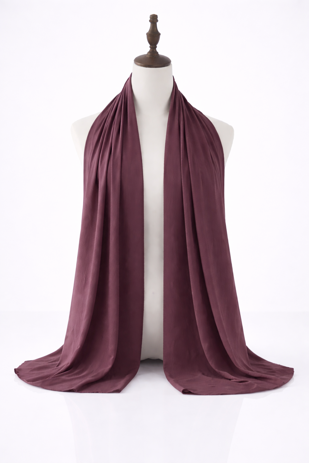 Dusty Plum Chiffon Hijab