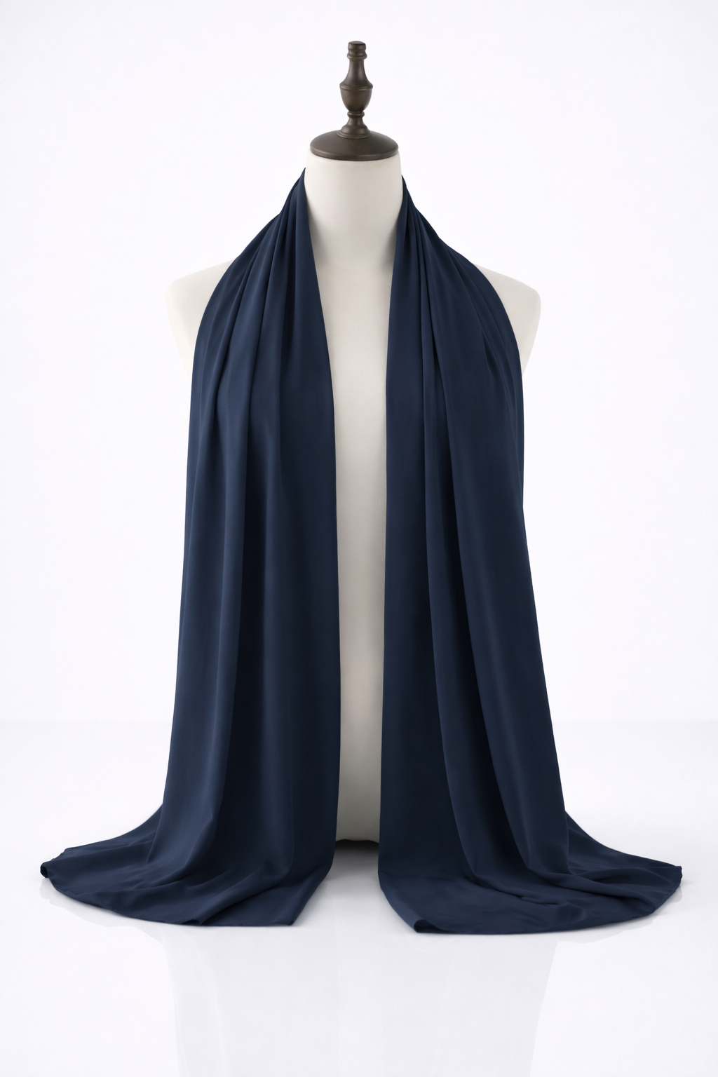 Deep Navy Chiffon Hijab