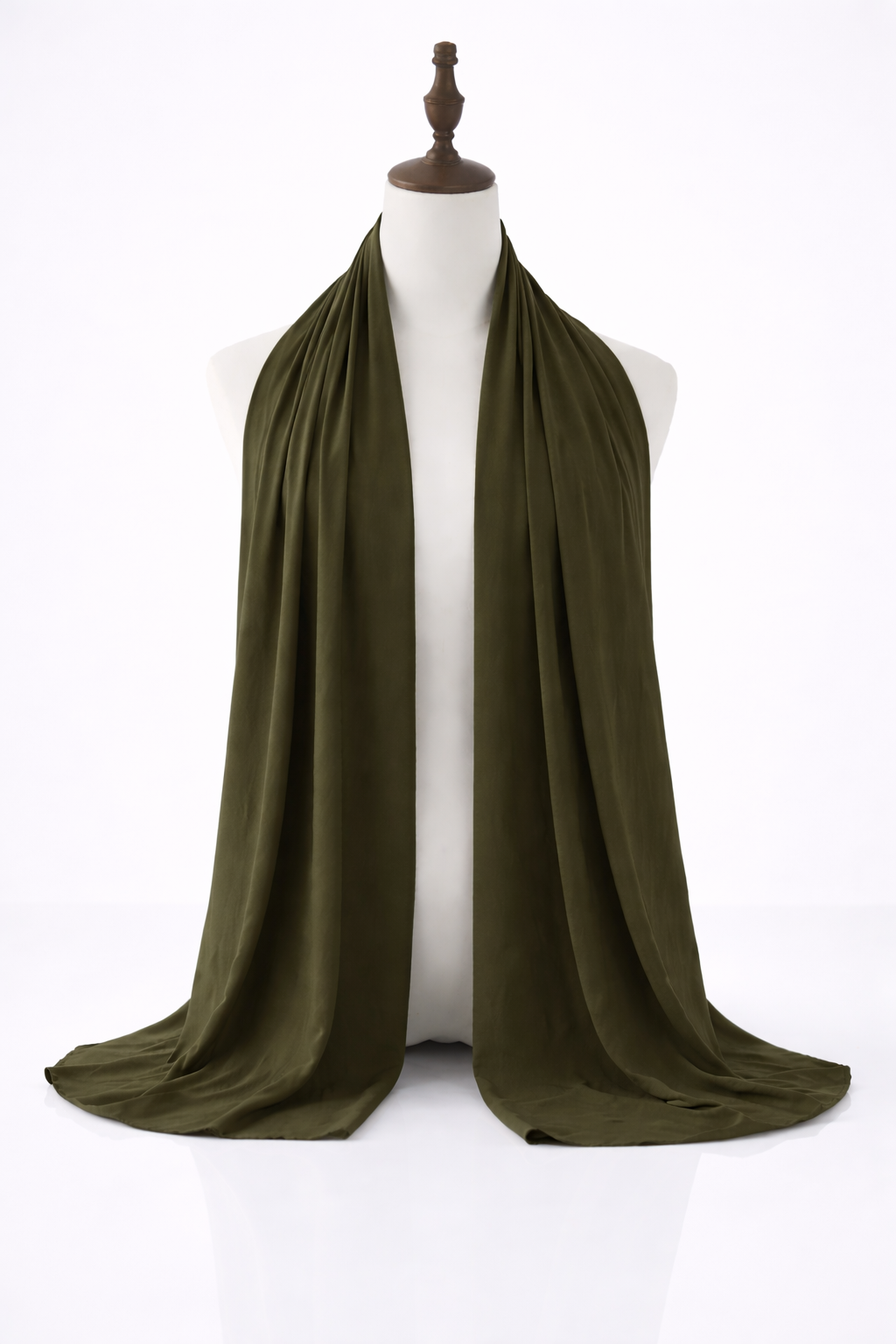 Olive Green Chiffon Hijab