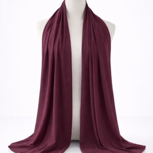 Elegant-plum-crinkle-silk-hijab