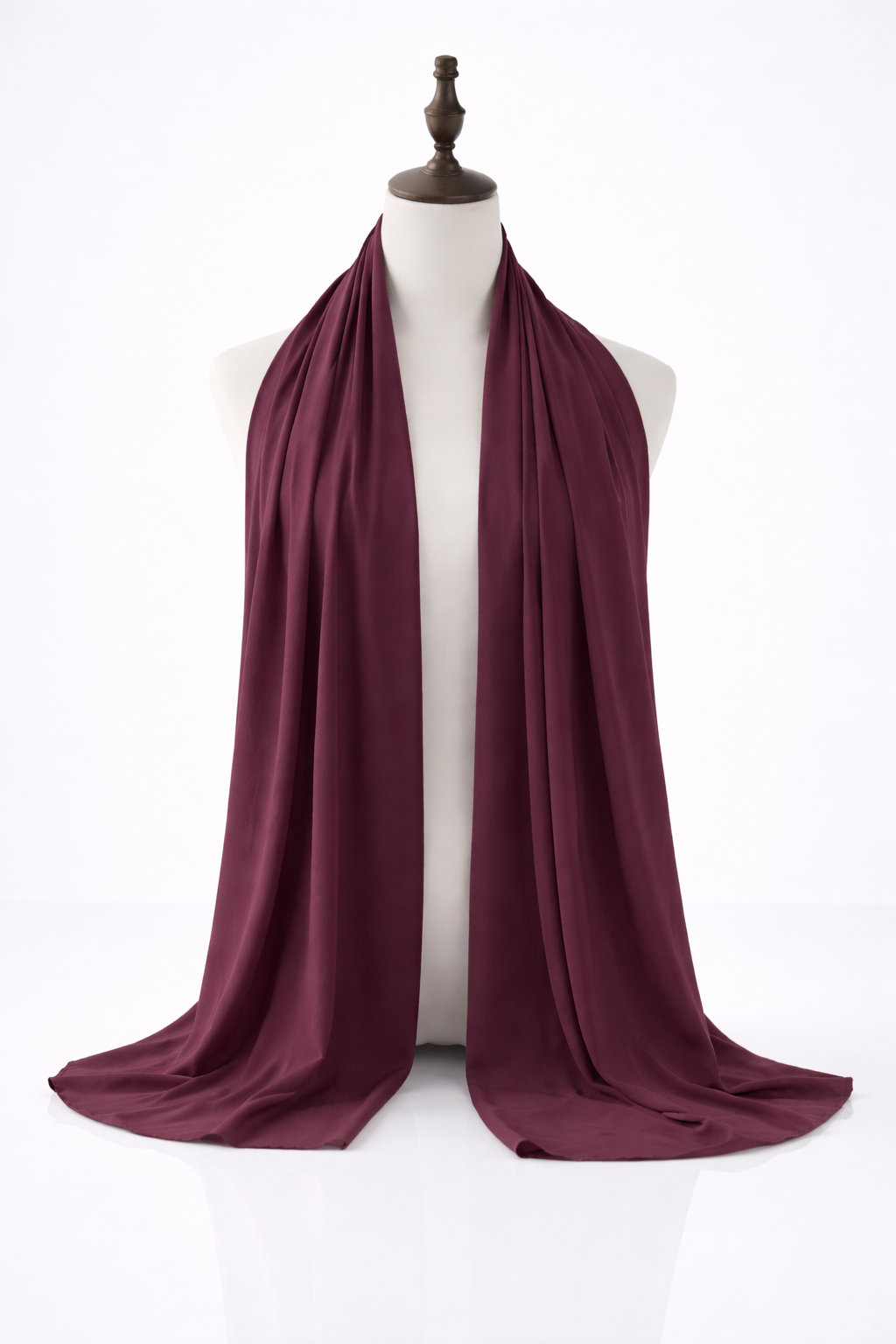 Plum Wine Chiffon Hijab