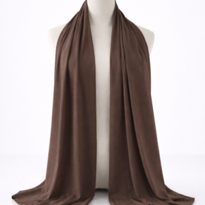 Elegant-taupe-brown-silk-hijab