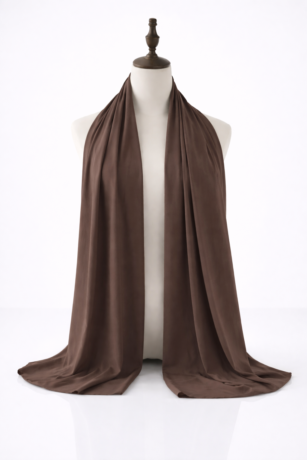 Mocha Brown Chiffon Hijab