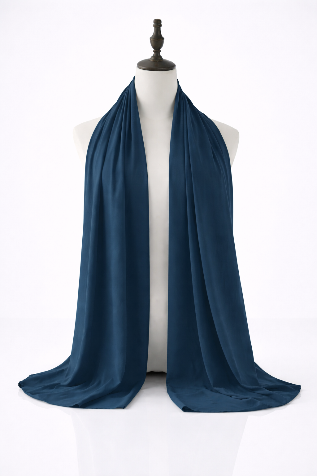 Deep Teal Chiffon Hijab