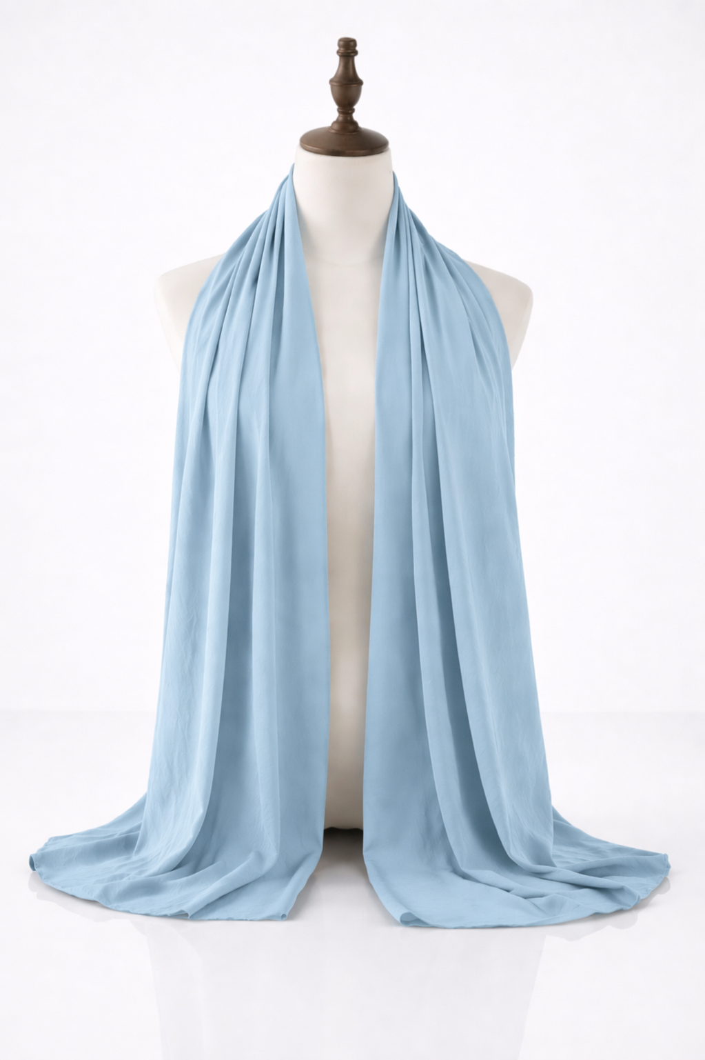 Powder Blue Chiffon Hijab