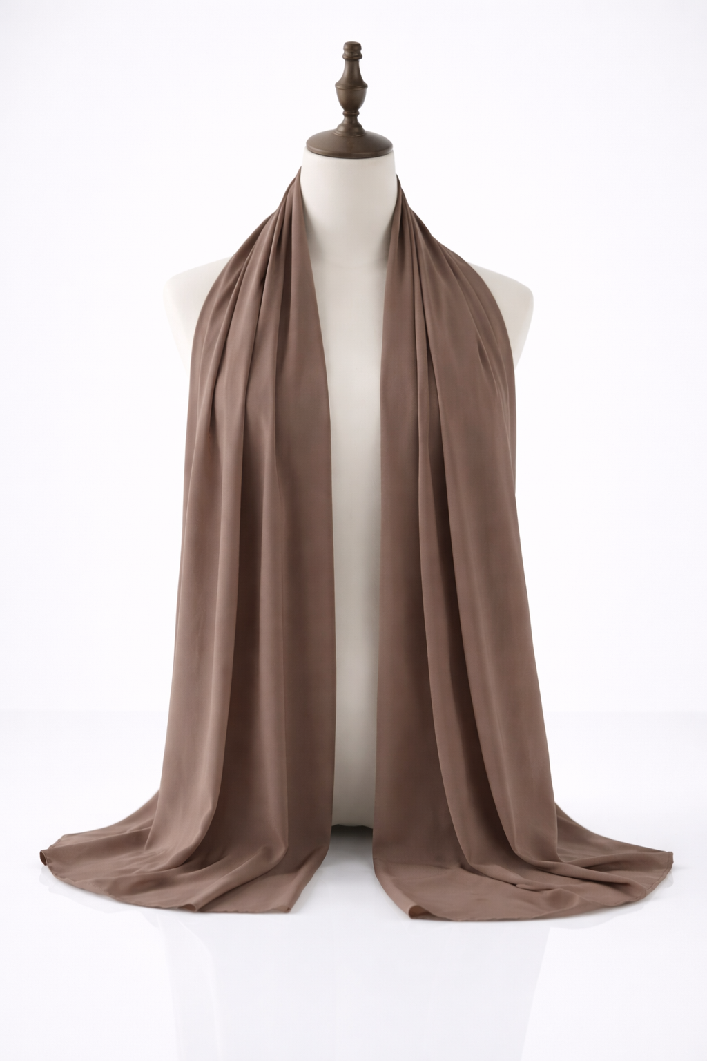 Mocha Brown chiffon hijab
