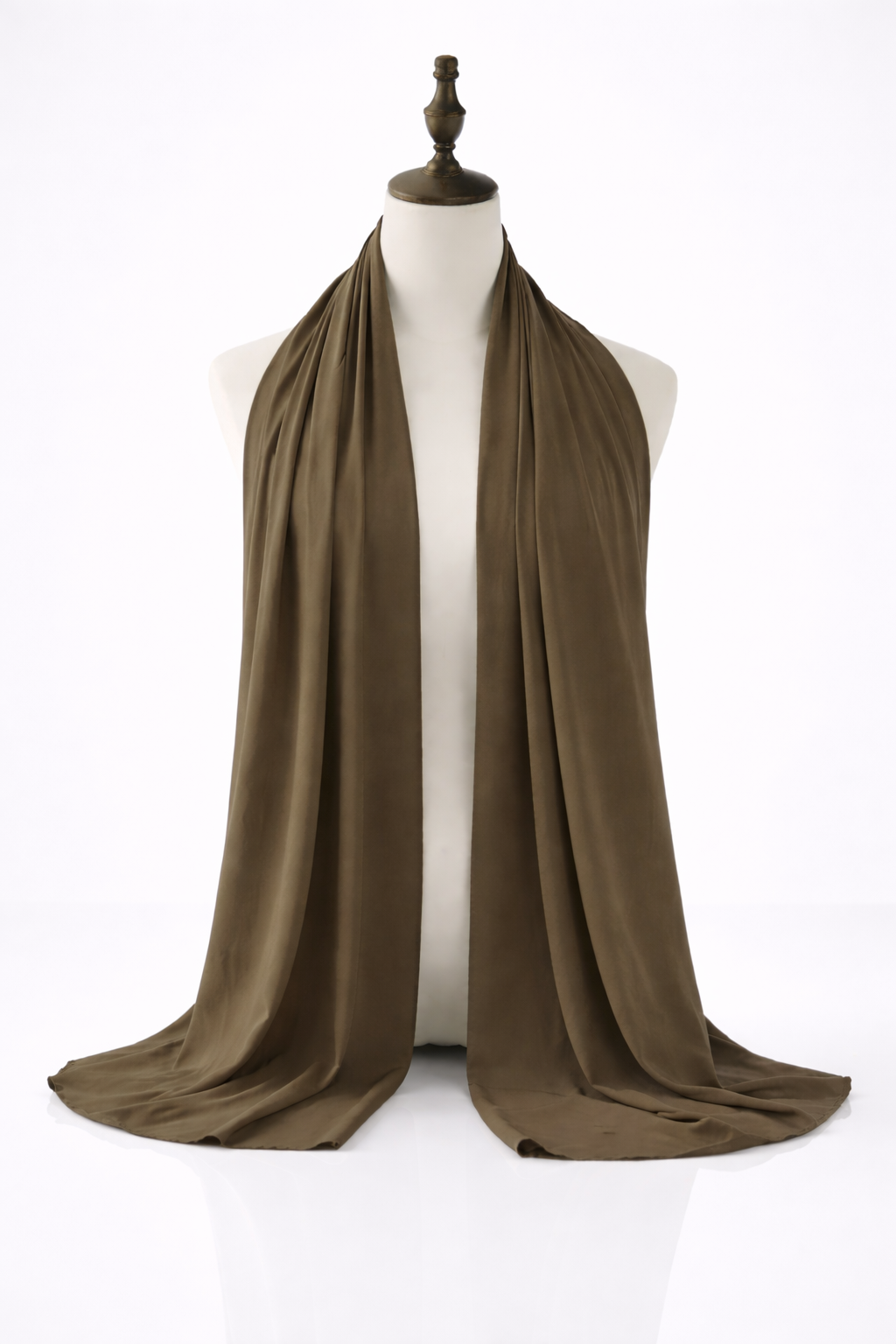 Mocha Taupe Chiffon Hijab