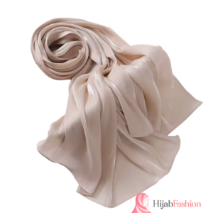 Chiffon Silk Scarves - Nude Beige