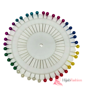 Ball Head Hijab Pins - Multicolour Wheel